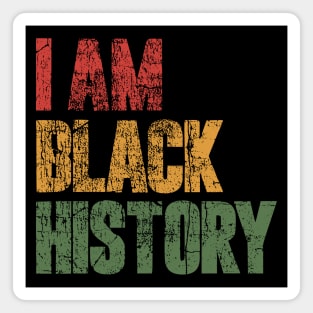 I Am Black History Magnet